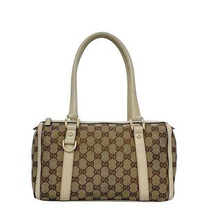 Gucci Mini Boston Bag Beige White Abby
